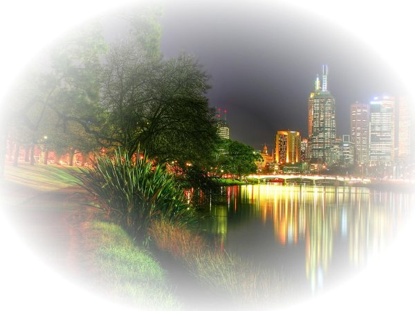 пейзаж город