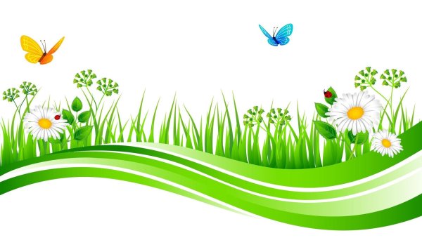 рисунки травы