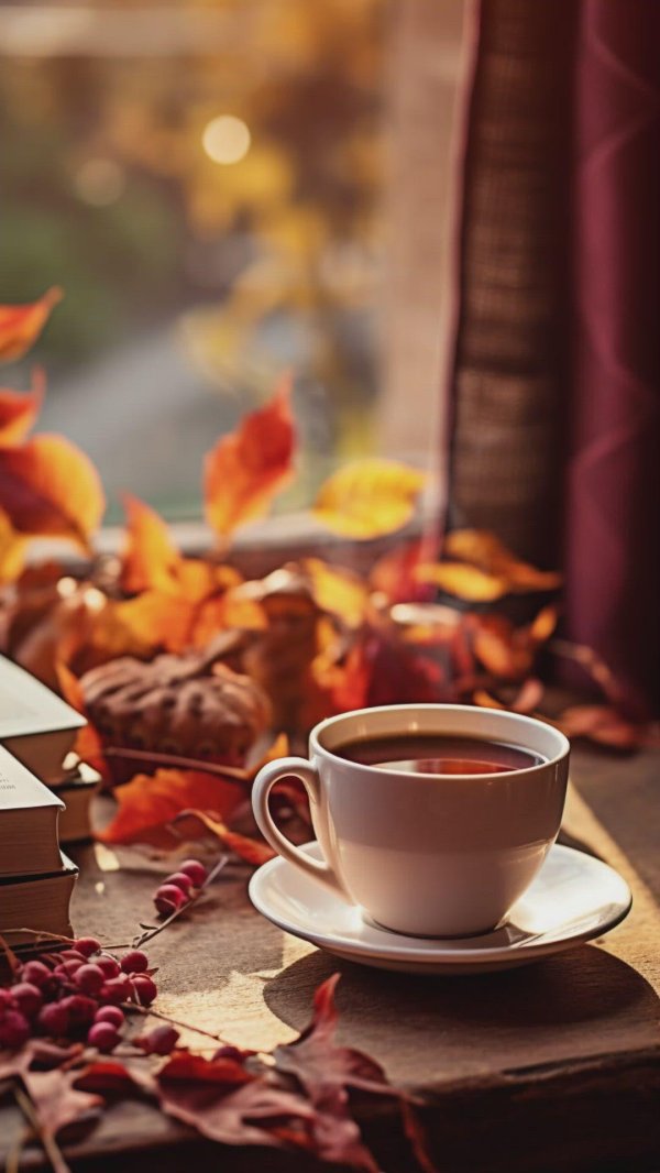 осень кофе