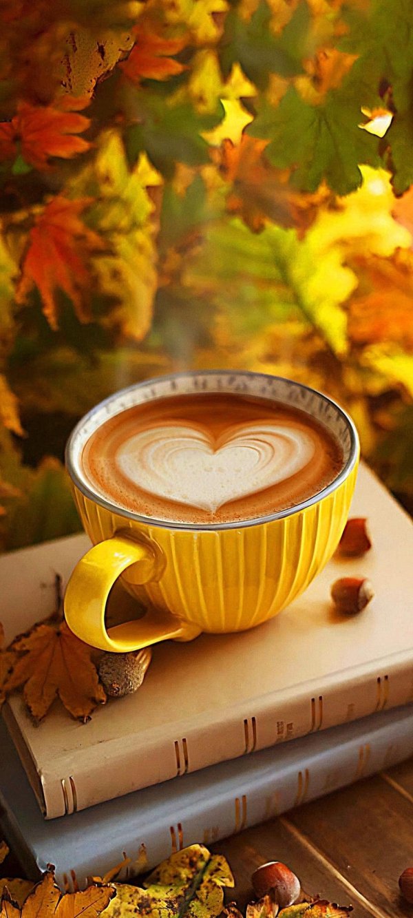 кофе осенью