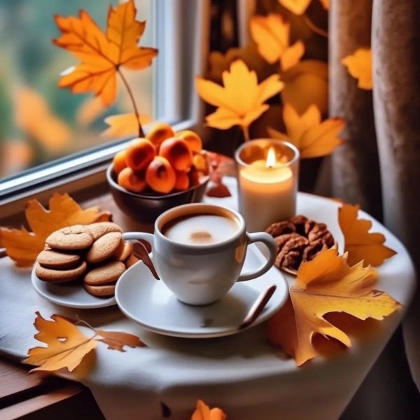 Доброе осеннее утро природа