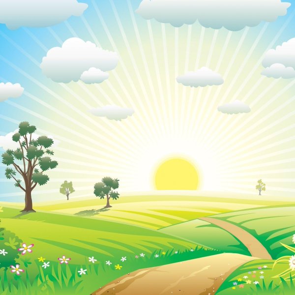 поле рисунок