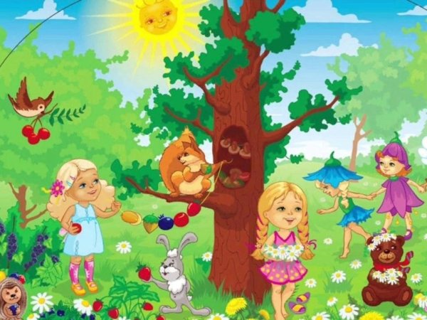 летние картинки для детей