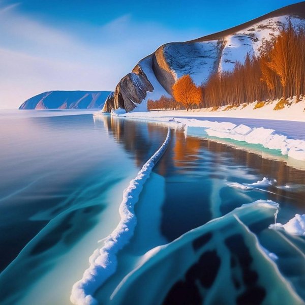 зимний байкал