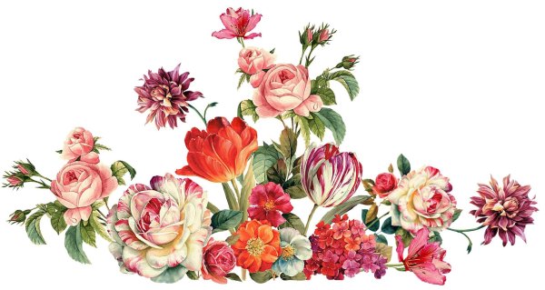 цветы винтаж