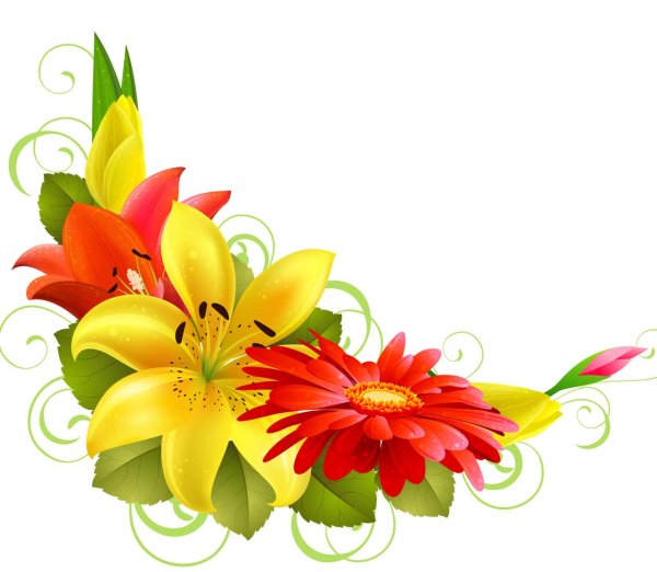 цветочная рамка