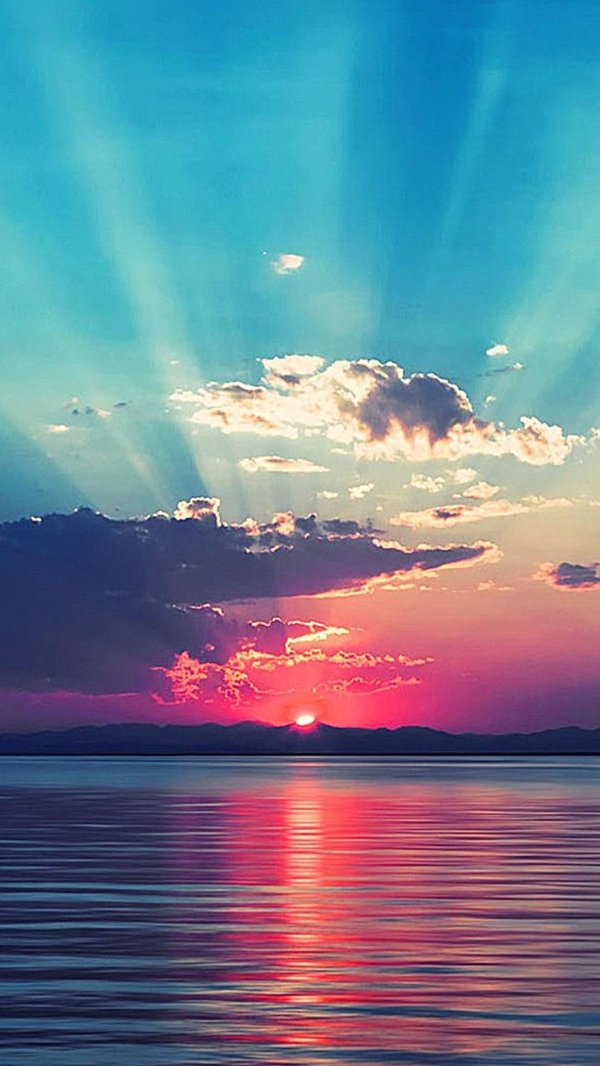 закат летний