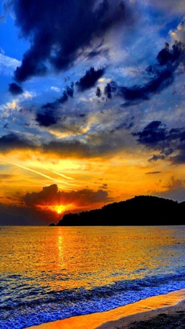 закат красивый