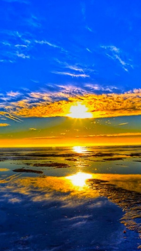 красивый восход