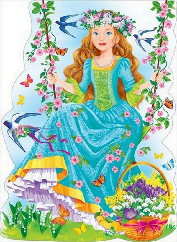 красавица весна