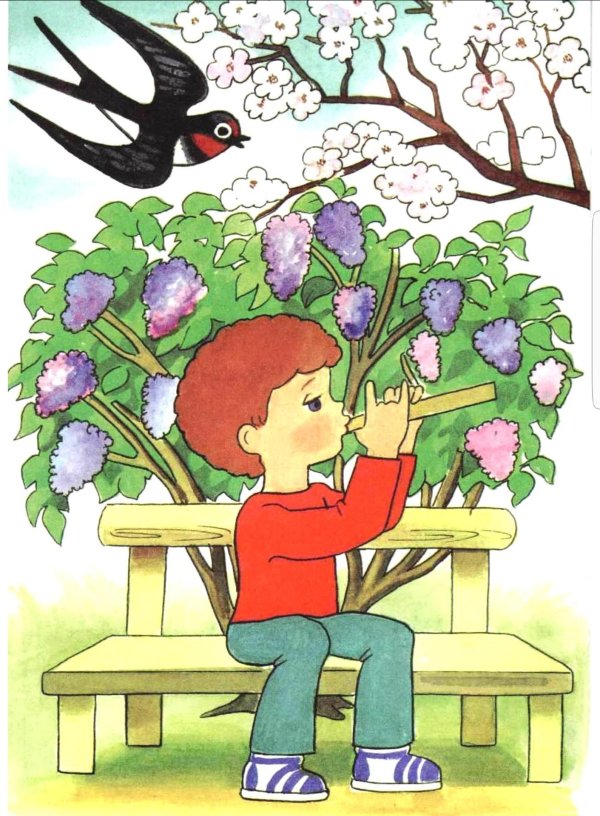 весенняя иллюстрация для детей