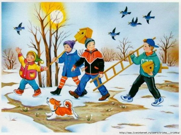 весна для дошкольников