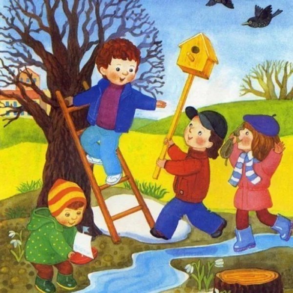 весна для дошкольников