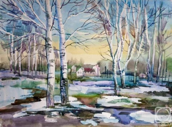 ричард берггольц весенний пейзаж