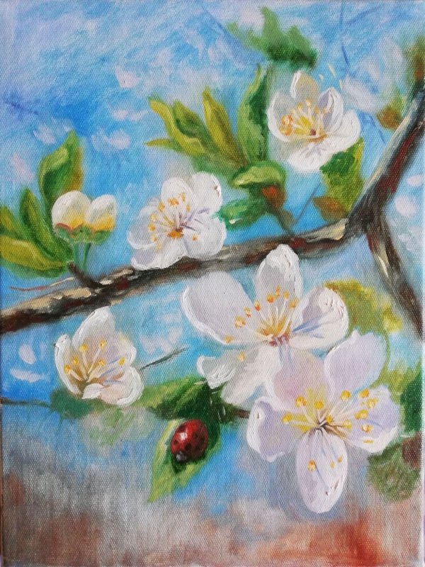 цветущая яблоня мария павлова