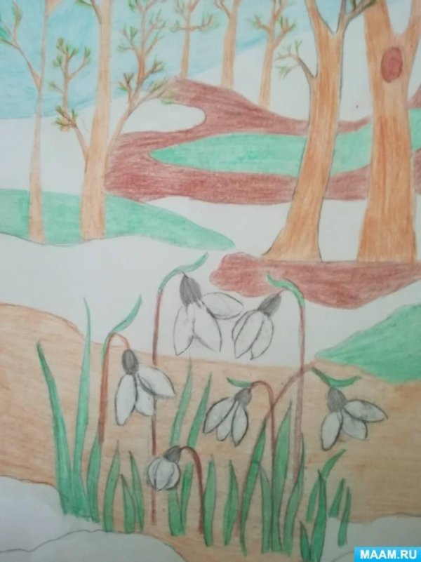 выставка рисунков весна пришла