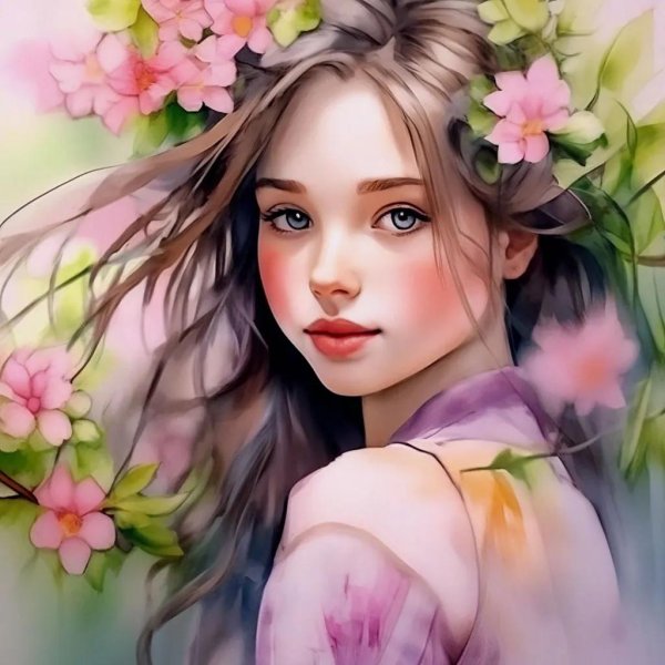 красива женщина