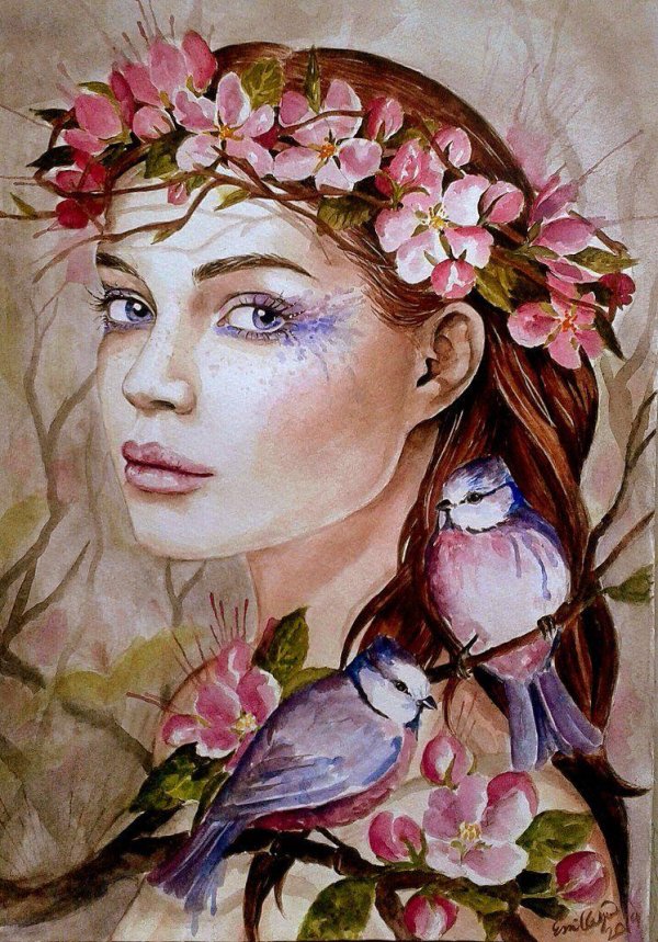 женские портреты