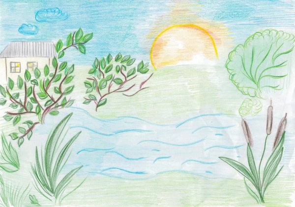 природа родного края рисунки