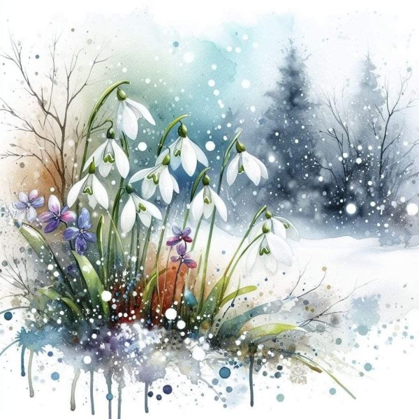 мк подснежники пролески