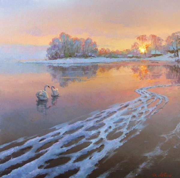 дмитрий лёвин  современный художникпейзажист