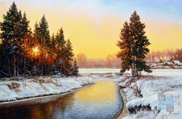 александр мельников зимний пейзаж
