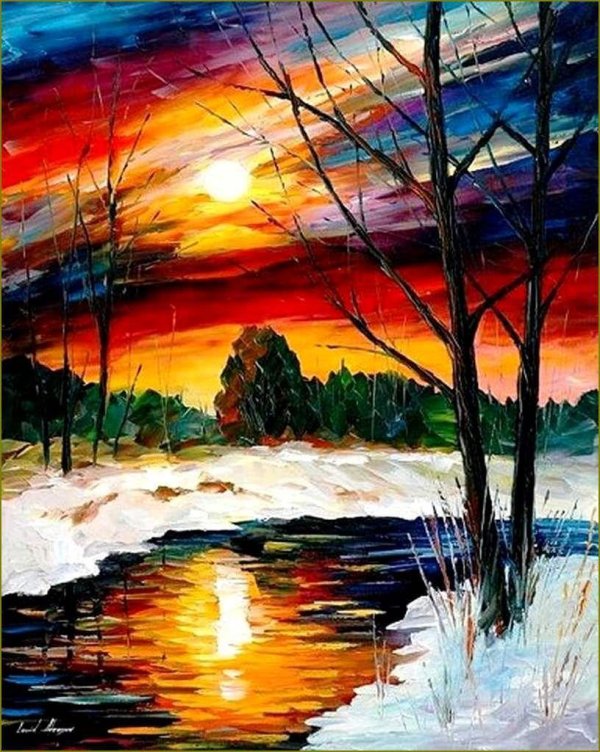 леонид афремов зима