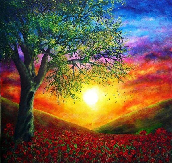 пейзаж яркий