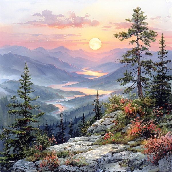 живопись пейзаж