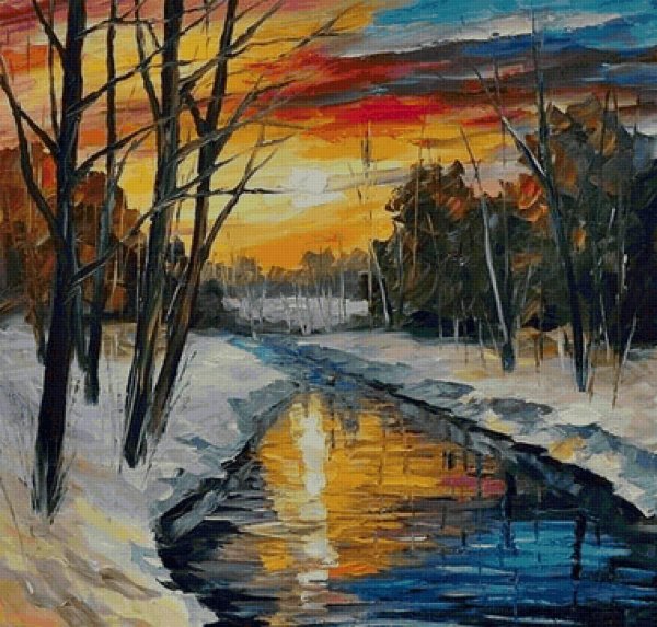 леонид афремов зима