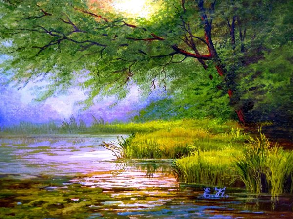 живопись природа