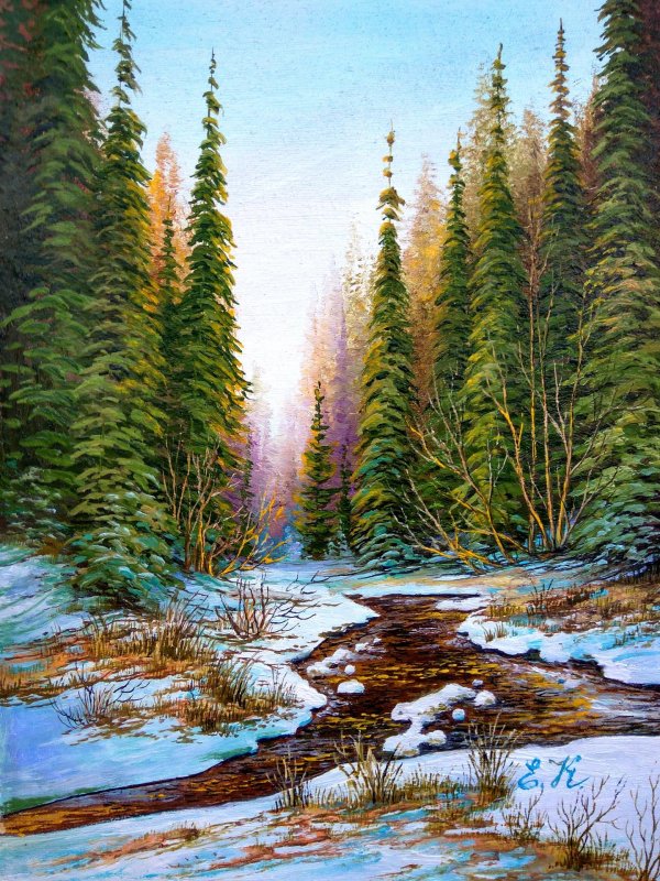 картины художников природа