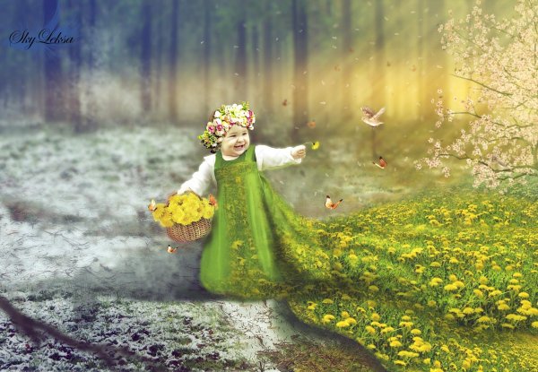 девочка весна
