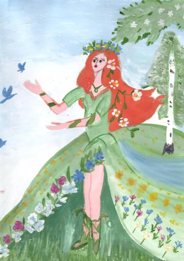 конкурс рисунков весна красна