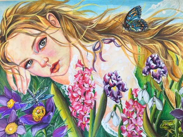 портрет весны