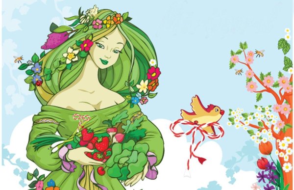 девочек весна