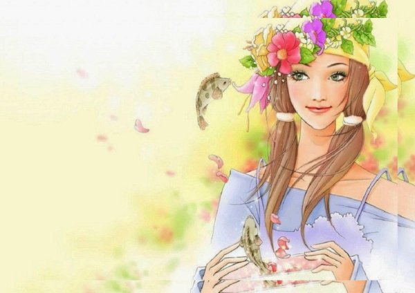 девушка иллюстрация