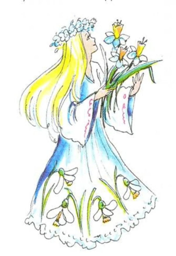 весенние рисунки