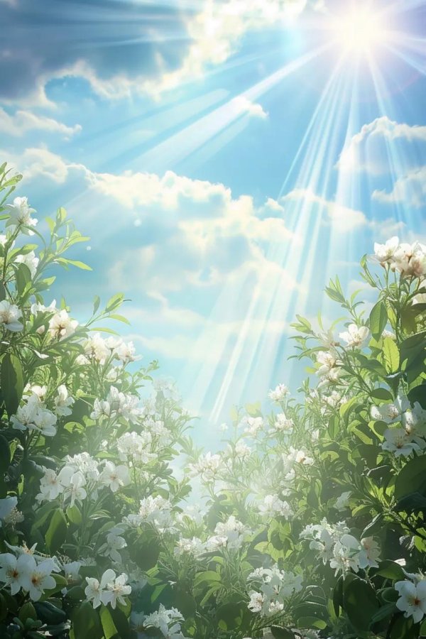 весенний солнечный день