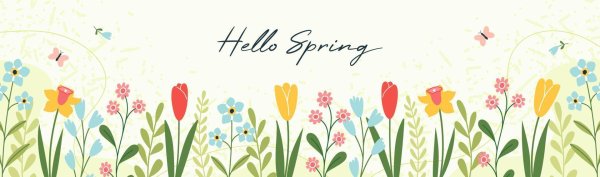 hello spring background