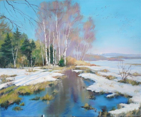 ричард берггольц весенний пейзаж