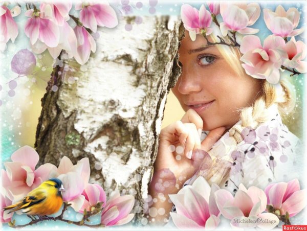 весенний коллаж