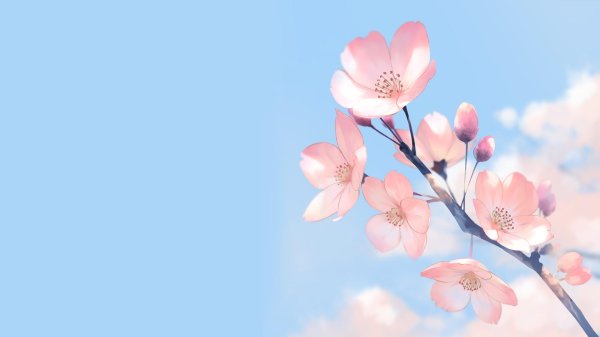 цветки сакуры