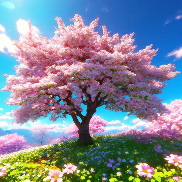 красивые цветущие деревья