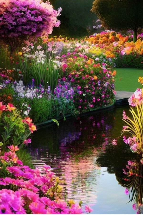 a beautiful garden