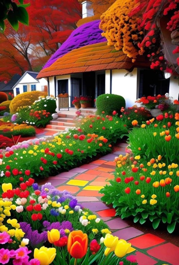 colorful garden