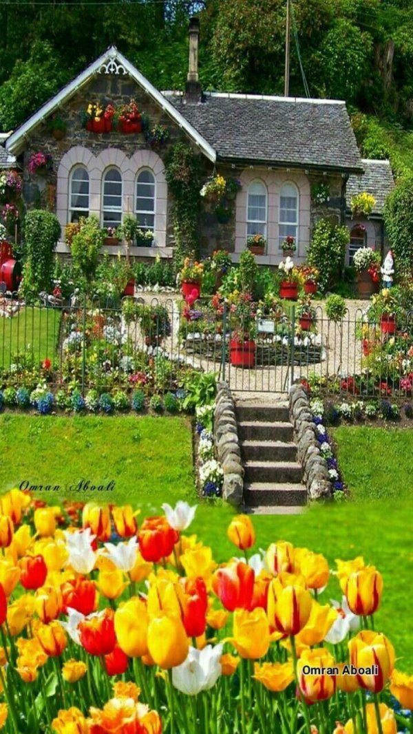 цветочные домики