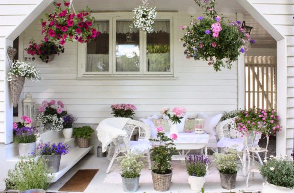 терраса прованс шебби шик