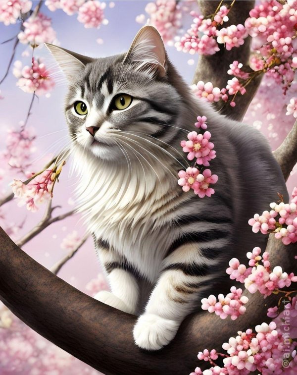 иллюстрация кот