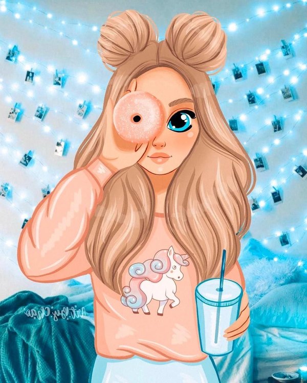 иллюстрации девушек